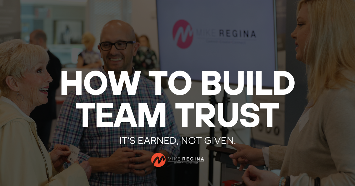 Learn how to build trust with your team through consistent performance and commitment. Trust is earned, not given.